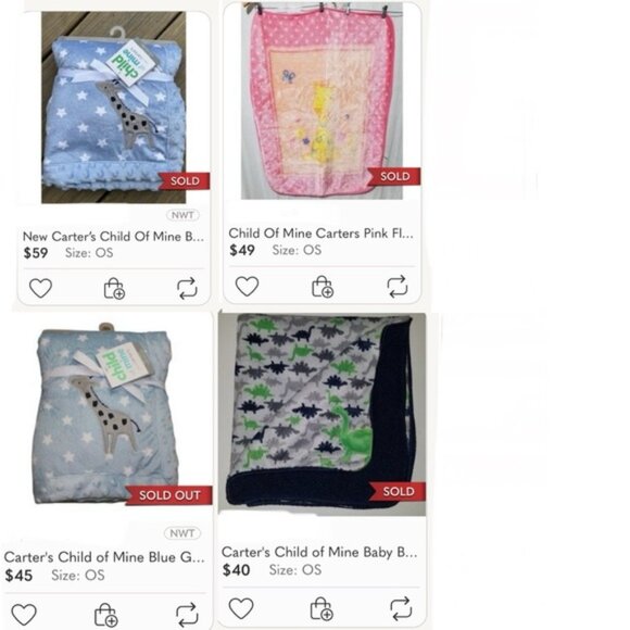 Baby blanket soft giraffe way 2 cute tan white 3 - Picture 6 of 6